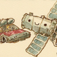 The space scene from F9 as a cute painting.